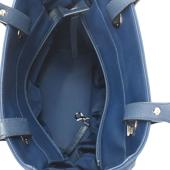 Chanel Paris Biarritz PM Blue/Silver Hardware Coated Canvas Tote Bag - Picture 12 of 12